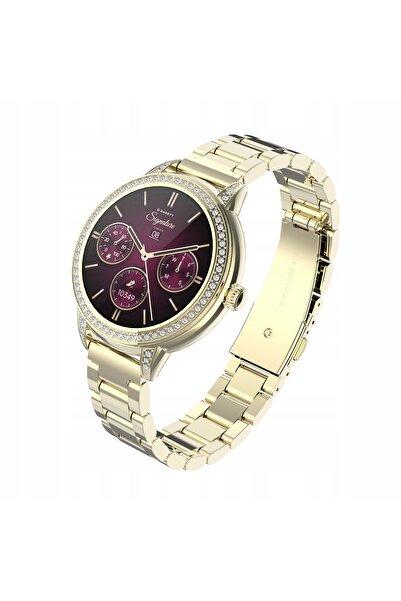 GARETT Smartwatch Stella auriu AMOLED 1,1 Always On Display Bluetooth IP68