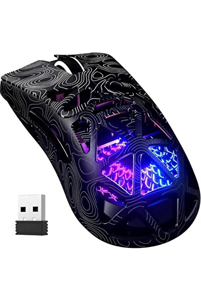GENERAL G11 Computer Mouse with Digital Display, Three-Mode Connection, Wirel...