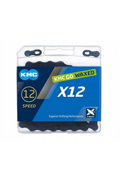 KMC Lanț de bicicletă Black tech X12 126og. ceruit nawaoskowany WOSK