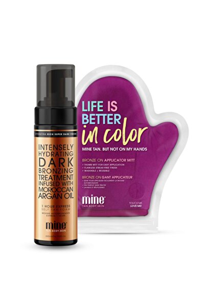 MINETAN Spuma mea autobronzantă marocană 200 ml + Mănușă