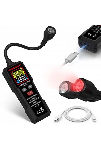 Habotest DETECTOR DE SCURGERI CONTOR CONCENTRAȚIE GAZ ECRAN LCD 10000PPM 20.0...