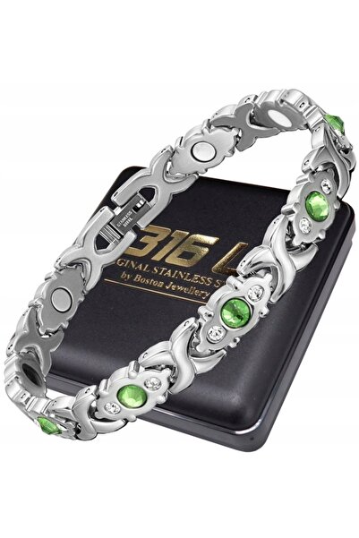 Boston Jewellery Brățară de argint pentru sănătate, de damă, cu magnetism și ...