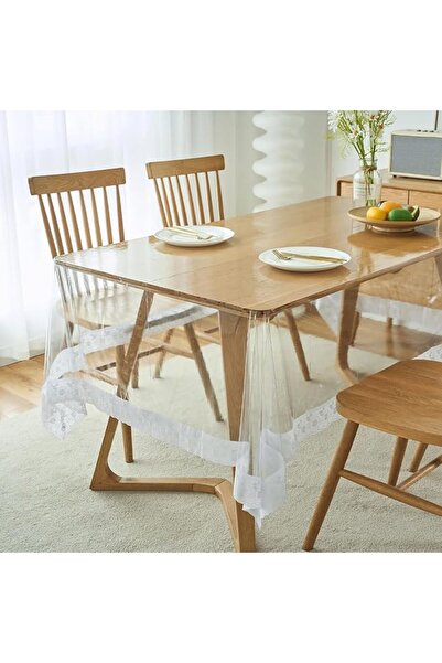 GENERAL Transparent Pvc Tablecloth Table Cover Oil Proof Waterproof Vinyl Tab...