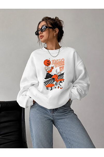 COMANCHERO Unisex φούτερ με σχέδιο για το Halloween, με στάμπα και λαιμόκοψη ...