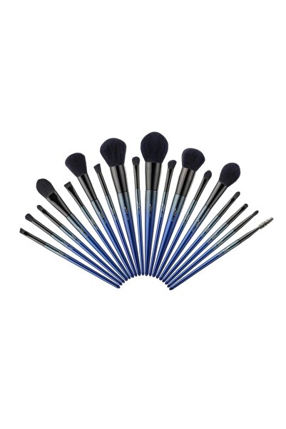 Jessup T263 Set de lux albastru regal cu 18 pensule pentru machiajul feței și...