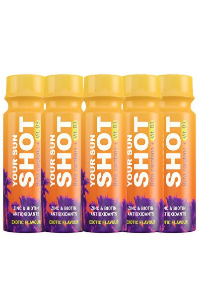 supertan Sun Shot Vit. Băuturi D3 pentru plajă x5