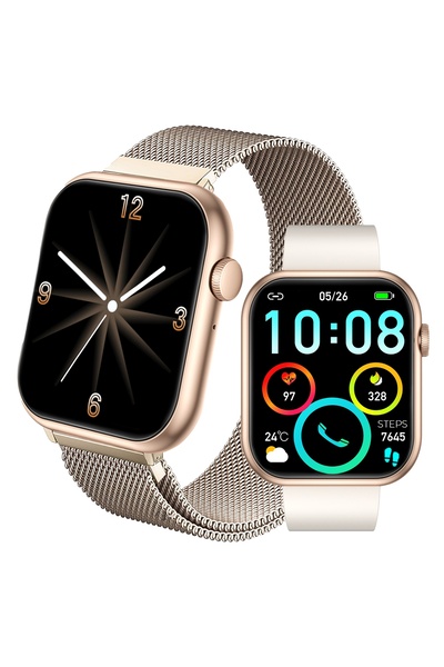 NexaNook SMARTWATCH CEAS DE DAMĂ MENIU APELURI SPORT PULS 3 CURELE