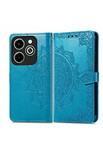 ERBORD Husă tip portofel pentru Infinix Hot 40i, model Mandala