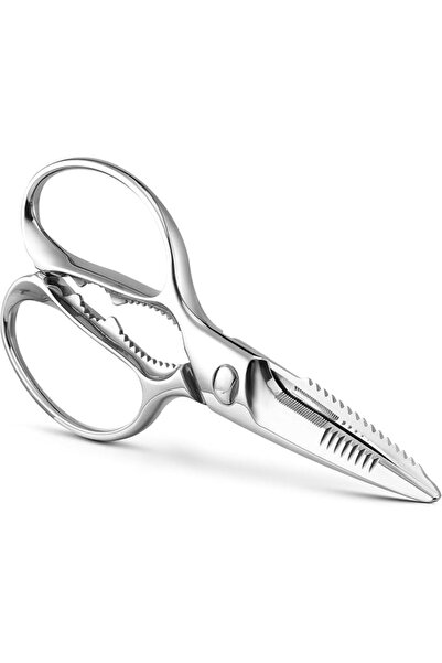 TERRIFI Durable Stainless Steel Kitchen Scissors, Multi-Functional Cooking Sc...