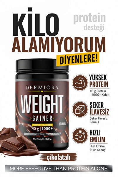 Dermiora İştah Açıcı Protein Destekli Kakao Aromalı Protein Tozu 230 gr
