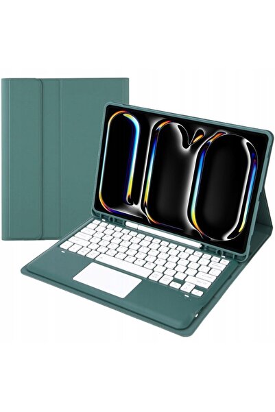 ERBORD Husă cu tastatură și touchpad Bluetooth pentru Apple iPad Pro 13 " Gen. 7