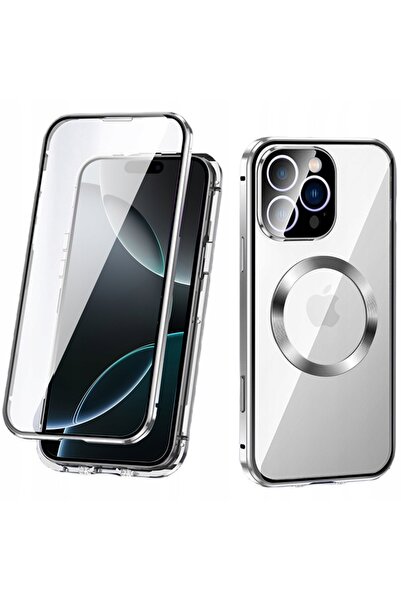 ERBORD Husă DUAL GLASS pentru iPhone 16 Pro Max, compatibilă Magsafe, cu prot...