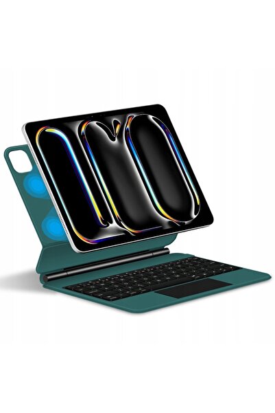 ERBORD Husă magnetică cu tastatură și touchpad pentru iPad Pro 13 " Gen. 7 2024