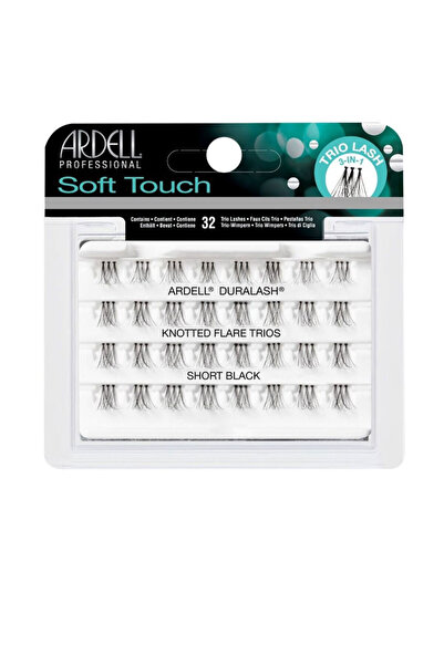 Ardell ARDEL LASH TRIOS evazate înnodate # scurt negru 32 u