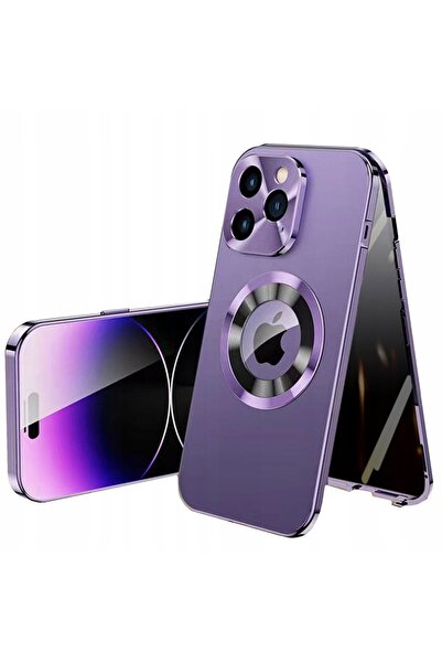 XGSM Husă magnetică cu sticlă dublă pentru iPhone 13 Pro