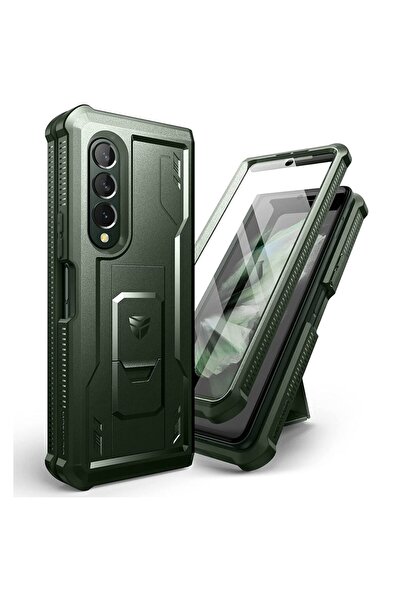 Dexnor Husă tip armură pentru Samsung Galaxy Z Fold 3, Husă Shielder cu supor...