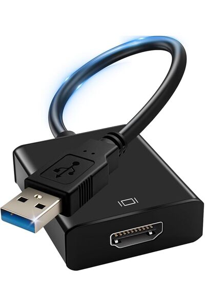 Oshima Tsubaki USB to HDMI Adapter, Adapter with Fhd 1080P Video Display Conn...