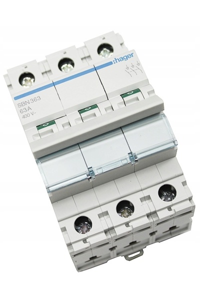 hager Disjunctor modular SBN363 3P 63A 3 module