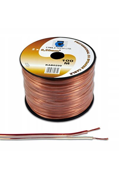 Cabletech Cablu difuzor 2x6mm² cupru CU 100m