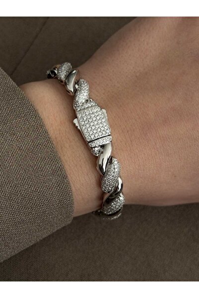 Glare Çamora Livia Twist Silver Bileklik