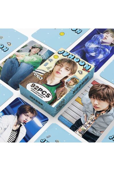 Kpop Dünyasi CORTIS '' Juhoon '' Çift Yön Baskılı Lomo Card Seti (60 Pcs)