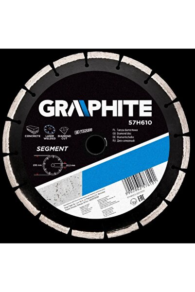 graphite Disc diamantat 230 x 22.2 mm segmentat SPAWA