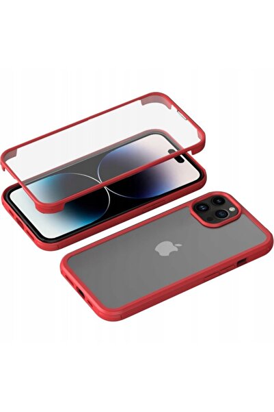 XGSM Husă din sticlă cu două fețe pentru iPhone 14 Pro, Carcasă