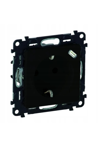 Legrand Priză USB Valena Life 756335 negru mat