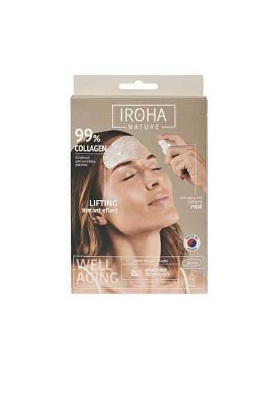 IROHA NATURE IROHA 99% COLAGEN plasturi pentru frunte 3 bucăți