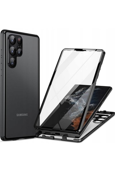 XGSM Carcasă magnetică DUAL GLASS pentru Galaxy S23 Ultra