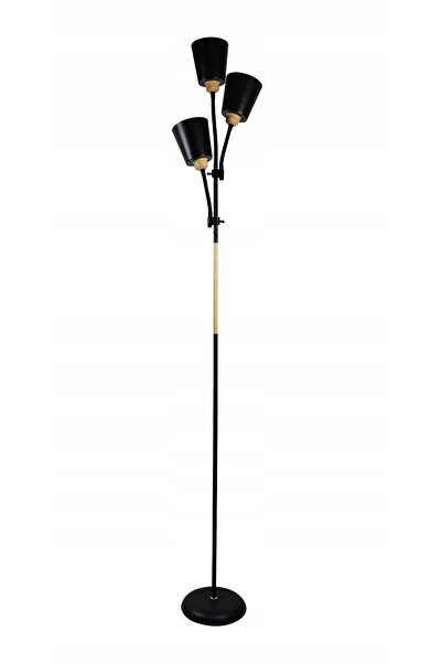 Virone 3x Lampadar E27 TRIPLE de lectură reglabil negru 192cm
