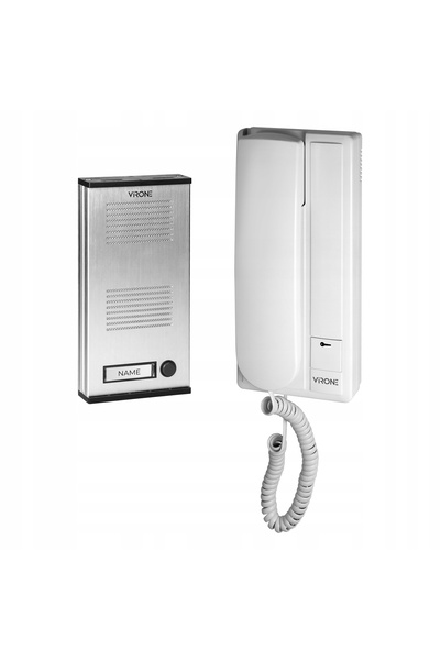 Orno Interfon cu 2 fire, cu o singură unitate, cu capac de protecție