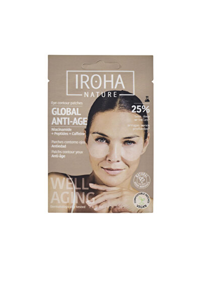 IROHA NATURE IROHA GLOBAL EYE CARE niacinamidă, cafeină și peptide 2 u