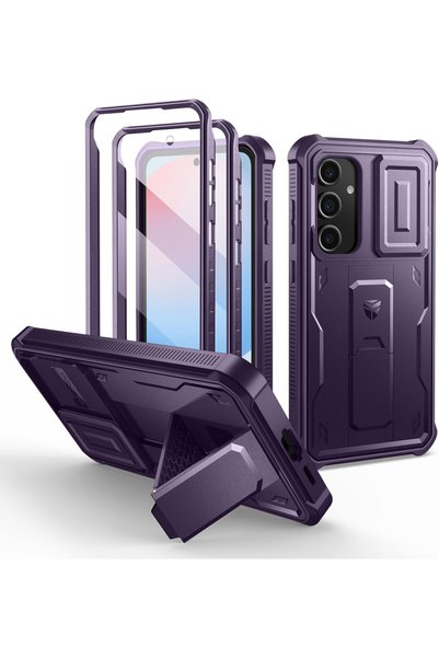 Dexnor Husă de protecție pentru ecran și carcasă 360 de grade pentru Galaxy S...