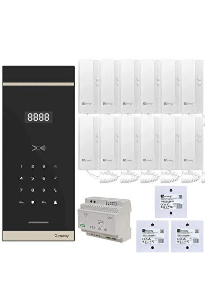 Genway Interfon digital pentru 12 locuințe WL-03NL-V3