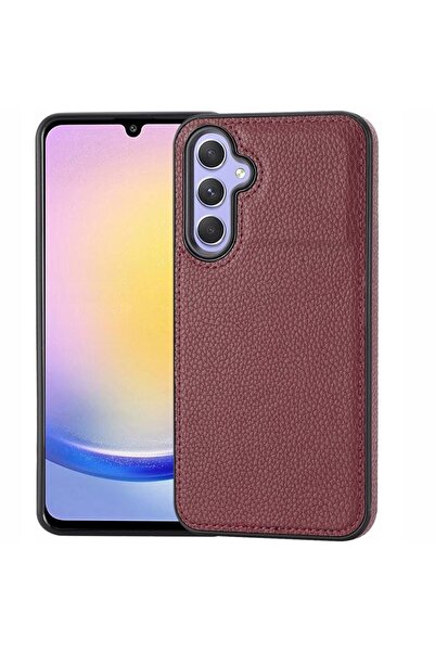 ERBORD Husă elegantă din piele pentru Samsung Galaxy A25 5G + Folie de protec...