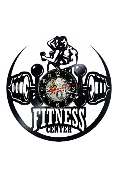 OEM Decorative Wall Clock made from Vinyl Record, Fitness Center Model, Gym C...