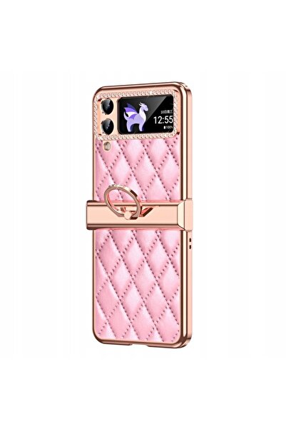 ERBORD Husă inelară romboidală pentru Galaxy Z Flip 4 5G