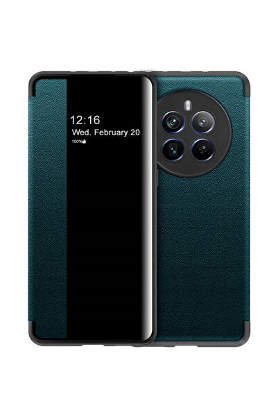 ERBORD Husă tip carte cu vizualizare laterală pentru Realme 12 Pro 5G / 12 Pr...