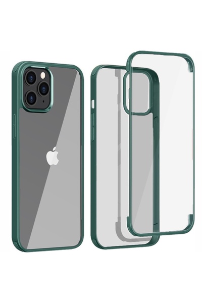 XGSM Husă din sticlă cu două fețe pentru iPhone 13 Pro Max