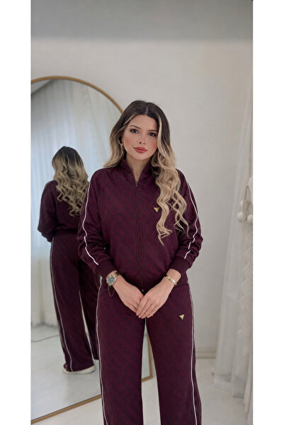 DENİZBOUTİQUE1 Fermuarlı G Alt Üst Eşofman Takımı