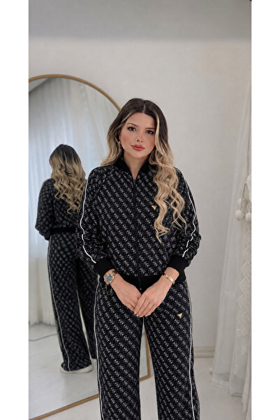 DENİZBOUTİQUE1 Fermuarlı G Alt Üst Eşofman Takımı