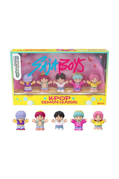 mattel Φίσερ-Πράις Λιτλ Πίπλς: Συλλεκτικές Φιγούρες K-Pop Κυνηγοί Δαιμόνων Σά...