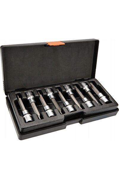NEO Tools Set de biți TORX pentru cheie tubulară de 1/2 ", 100mm, NASADEK, 9 ...