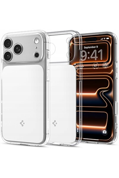 Spigen Husă MagSafe pentru iPhone 17 Pro Max, Ultra Hibridă "T" + Sticlă 9H