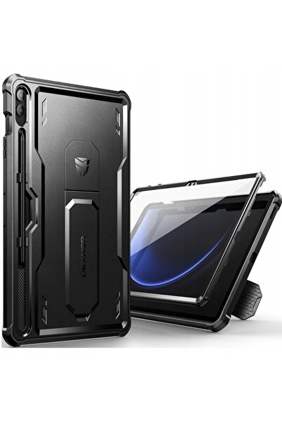 Dexnor Husă tip armură cu protecție ecran și suport pentru Galaxy Tab S9 FE+ ...