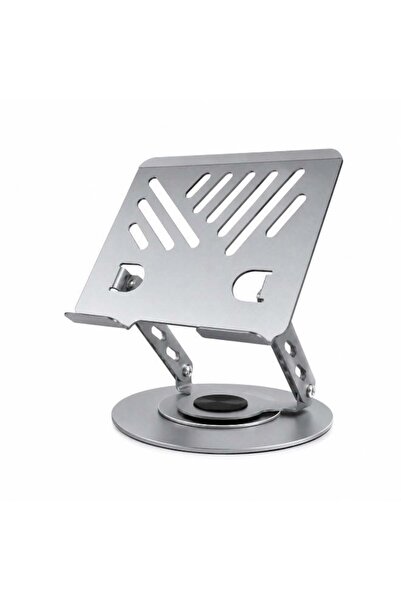 Generic P18 Metal Laptop Stand – 360° Rotation & Adjustable Design for Ergono...