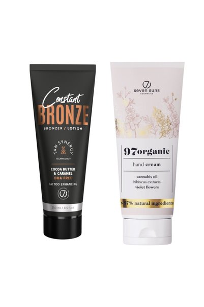 7suns Loțiune Bronzantă Constant Bronze 250ml + Cremă de Mâini Gratuită 75ml