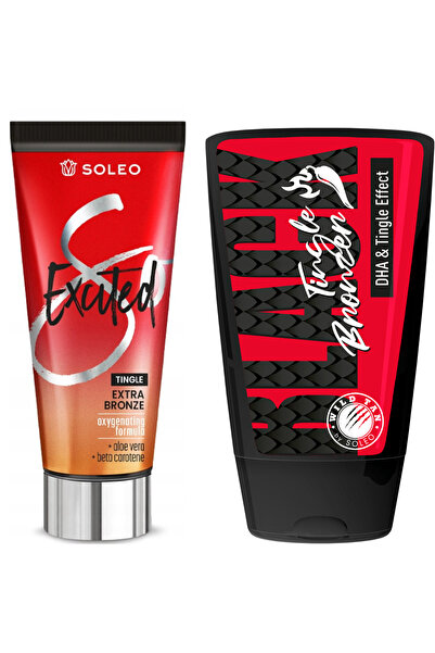 Soleo Excitat + Sălbatic, Nuanță de bronz, Negru, Fără senzație de piciorăit