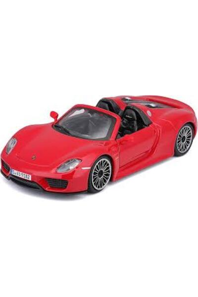 Burago PORSCHE 918 SPYDER 2010 RED 1/64
